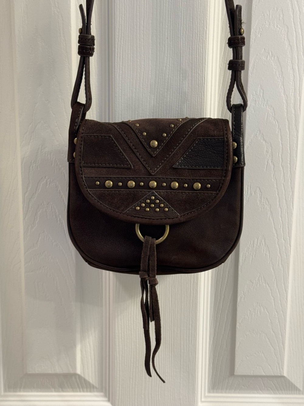 Lucky Brand Joni Suede Crossbody Bag